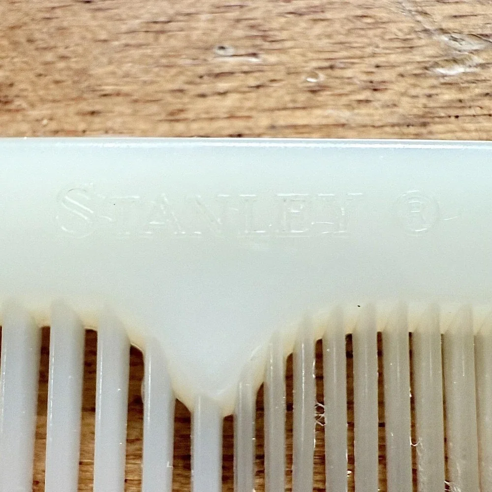 Vintage STANLEY Nylon Hair Comb 7
